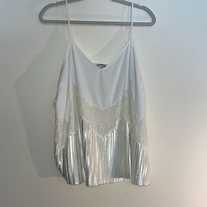Express tank top, ivory, XL